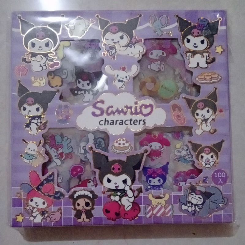

Sticker Lucu 2D labubu Sanrio Karakter Kuromi Melody BTS Blackpink