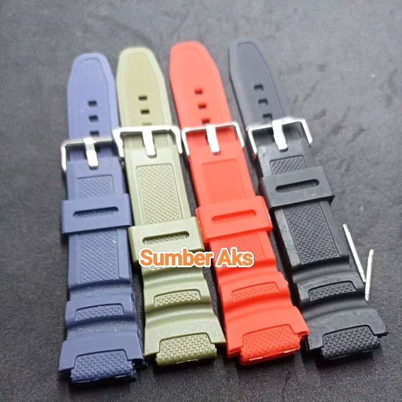 Strap Tali Jam Tangan Biden Militari Sport Rubber Tali Jam Digital Biden Militari Bonus Pen Tali