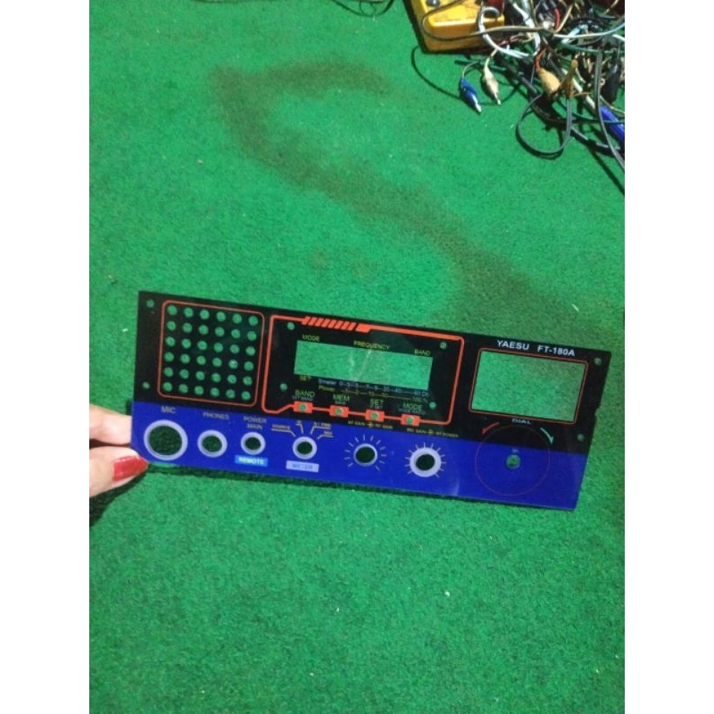 Panel Depan LCD 1602 ssb radio hf  model front ft180a