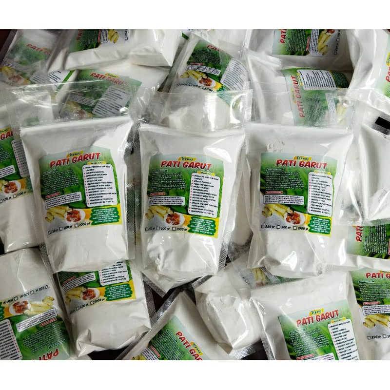 

Tepung Pati Garut Irut HALUS 1kg 1000gr REPACK serbaguna asam lambung