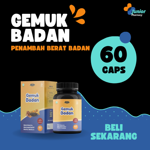 GEMUK BADAN Binasyifa Asli 100% Obat Suplemen Penggemuk Badan Penambah Berat Badan Permanen BPOM