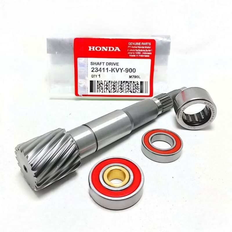 PAKET AS PULLY + BEARING AS PULLY BAMBU + BEARING BAK CVT BEAT KARBU SCOOPY KARBU KVY(AS PULLY+BEARI