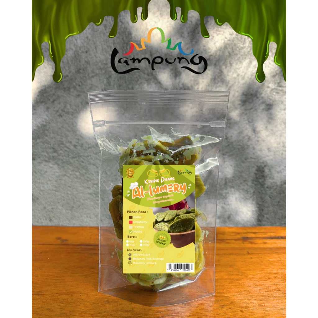 

Keripik Pisang Lumer Greentea | Ukuran 65 gram | Pisang Premium | Viral 2024 | Cemilan | Murah