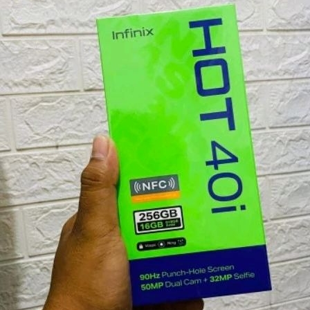 Infinix hot 40i ram 8/256 garansi resmi