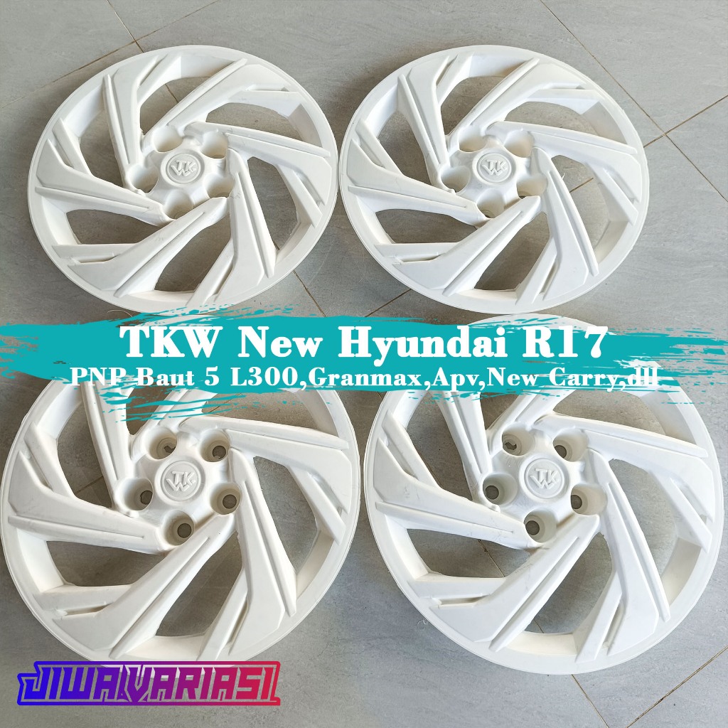 WILDOP TKW NEW HYUNDAI R17 HARGA 4BIJI WHEELDOP RING 17 ORIGINAL