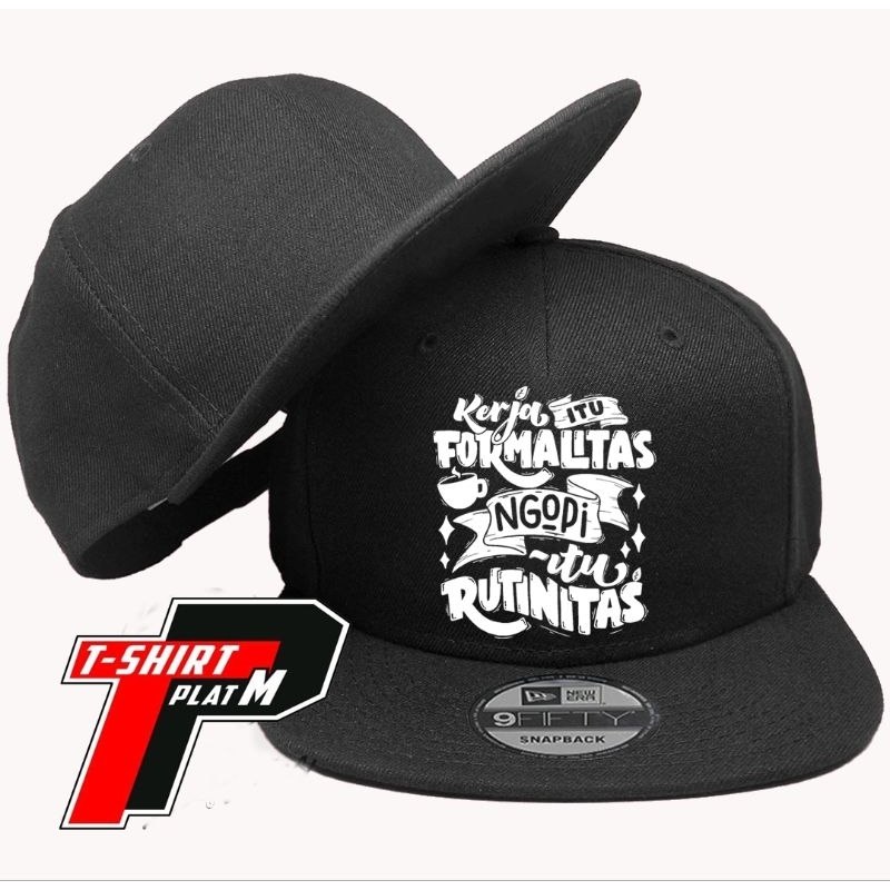 Topi Ngopi Rutinitas Snapback