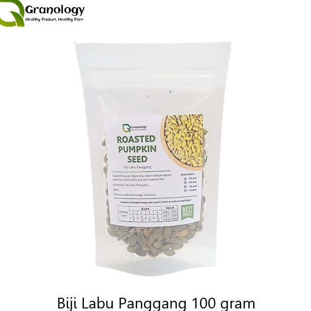 

TERBAIK Roasted Pumpkin Seed Biji Labu Oven 1 gram by Granology