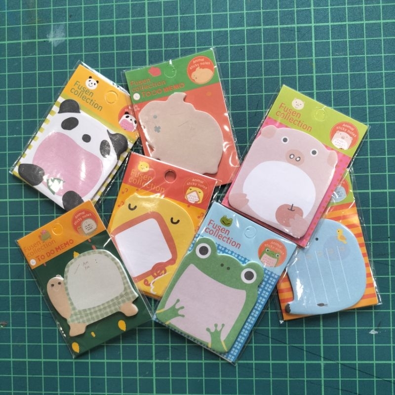 

Sticky Notes Motif Hewan Freebies (Panda, Pig, Elephant, Frog, Duck, Turtle, Rabbit)