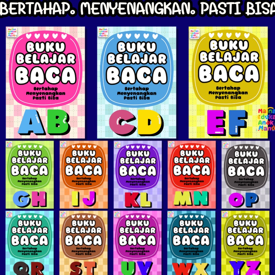 CUCI GUDANG Buku Belajar Menulis Huruf dan Angka Buku Belajar Membaca Anak TK Paud Worksheet Anak Me