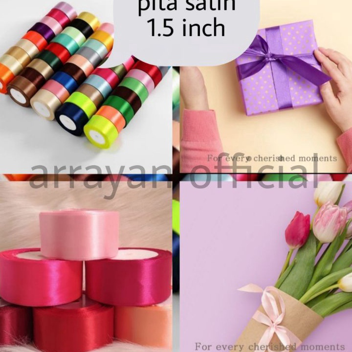 

SEGERA BELI PITA SATIN POLOS UKURAN 15 INCH 4 CM