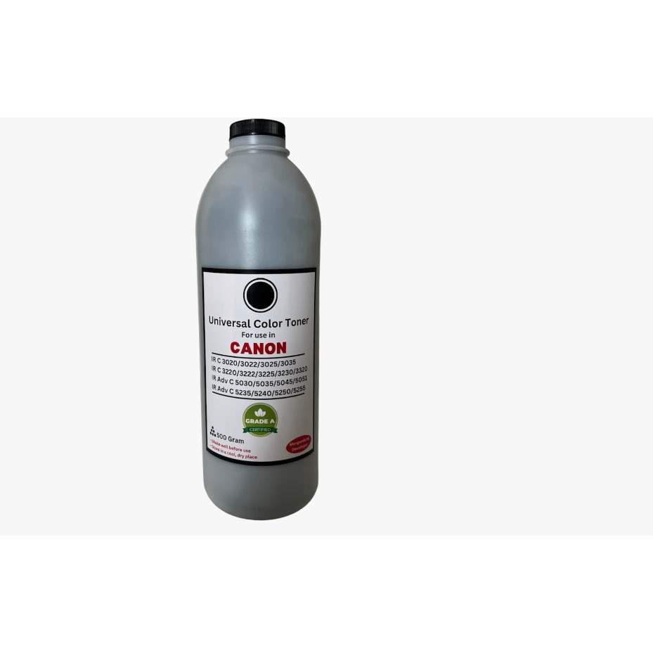 TONER WARNA MESIN FOTOCOPY CANON IR ADV C5035 5045 IR C3020 BLACK ATAU HITAM BERAT 500GRAM