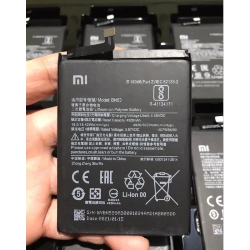 XIAOMI Redmi NOTE 9 - Redmi NOTE 9 PRO Baterai Battery Batre Batrei Batere Batrai Tanam HP Xiao Mi R