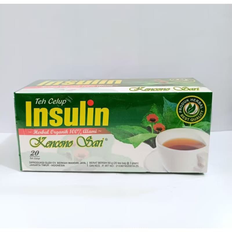 

Teh Celup Insulin Kencono Sari ( 1 Box @20 Kantong)