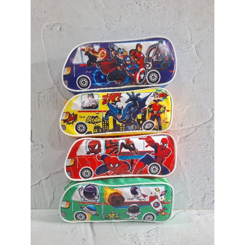 

(12 Pcs) Tempat Pensil/Kotak Pensil Kain Sleting TB-59