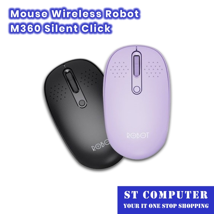 Mouse Wireless Robot M360 Silent Click