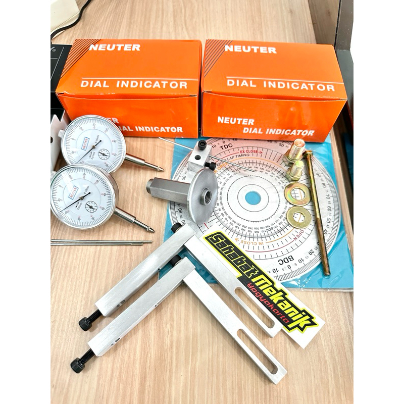 busur derajat dial indikator set busur set motor ekonomis