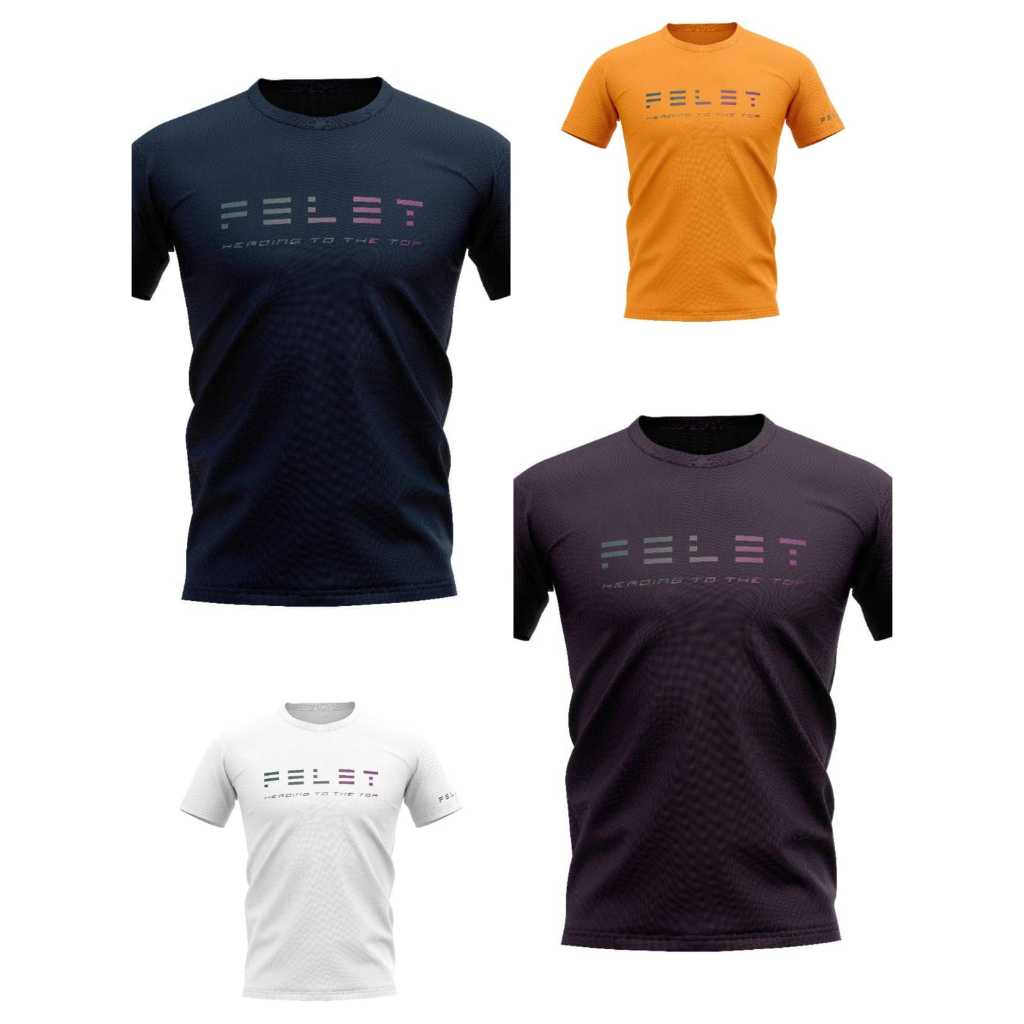 BAJU KAOS BADMINTON FELET H73 - KAOS BADMINTON BULUTANGKIS OLAHRAGA JOGGING