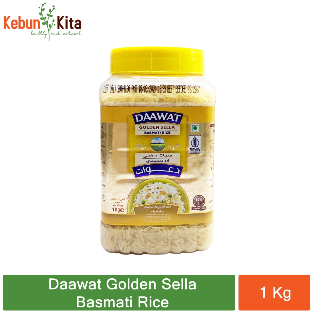 

Daawat Golden Sella Basmati Rice 1 Kg - Beras Basmati