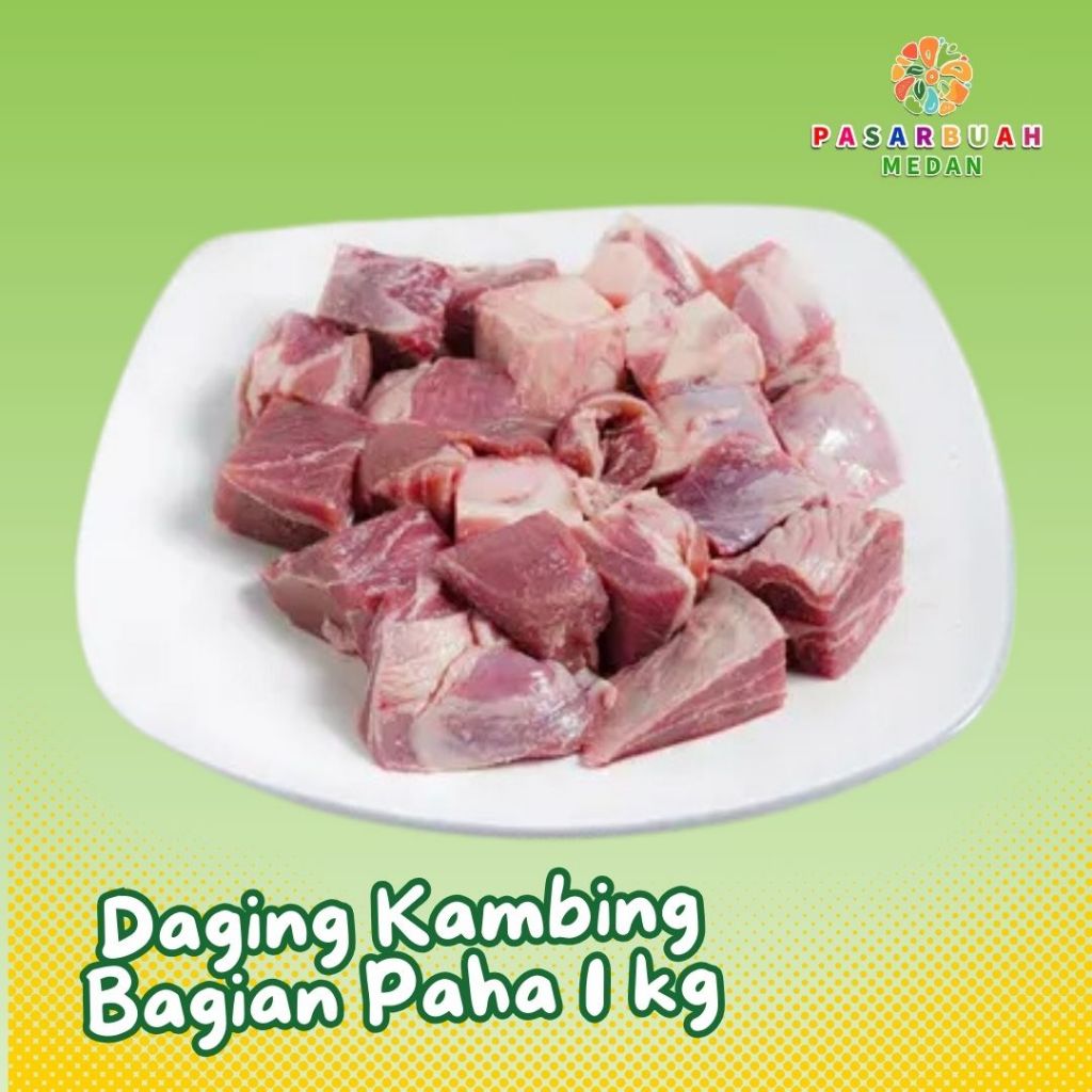 

Daging Kambing Bagian Paha 1 kg Frozen - Pasar Buah Medan