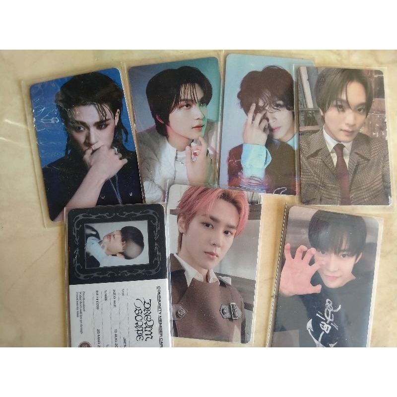 photocard aab nct 30k haechan kun doyoung jeno jaemin be there for me Scape smoothies steampunk