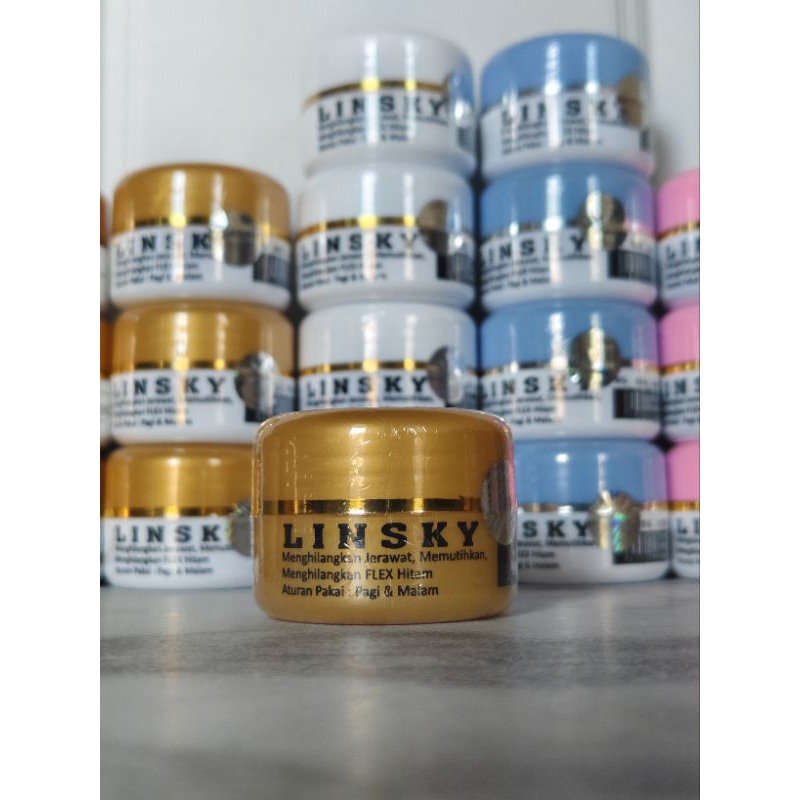 Linsky Full Gold Susah Putih Original 100% - Cream Linsky B