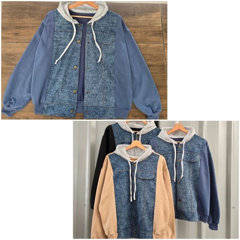 Jacket jeans wanita/jacket jeans cewek/jacket jeans rumbai/jacket jeans sporty ld 110/jacket jeans r