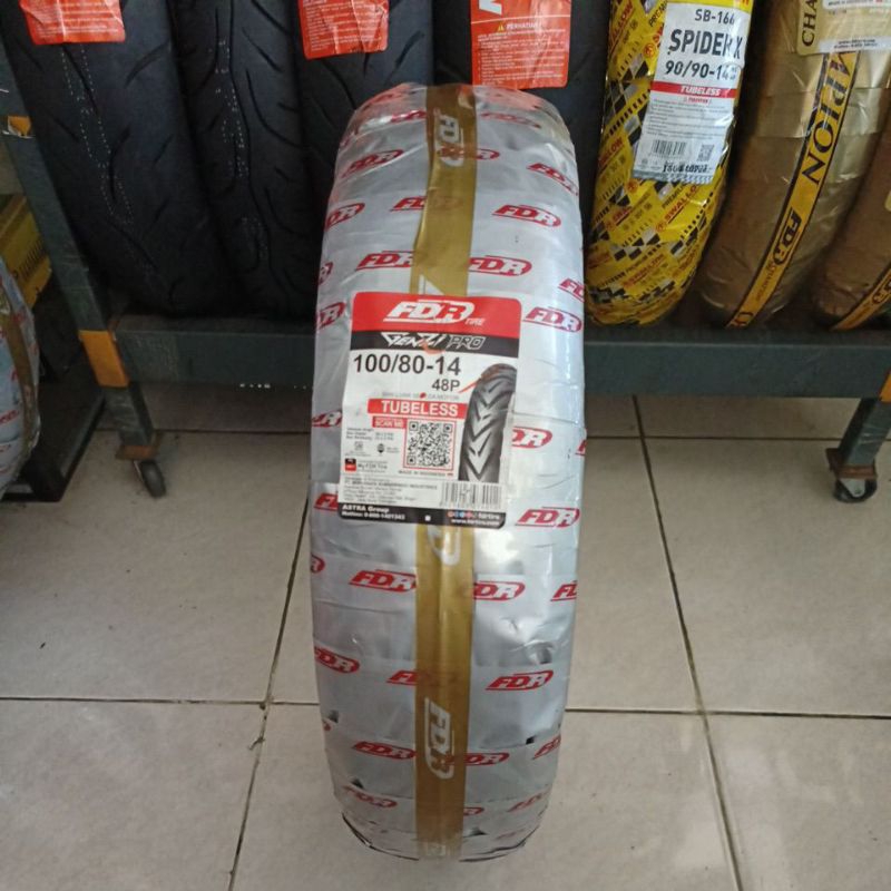 Ban FDR Genzi pro 100/80 ring 14 Tubeless