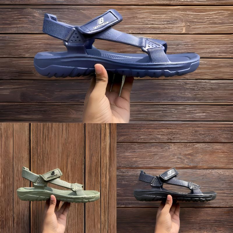 NB New Balence Sandal Gunung Pria Karet Jelly Original Free Box