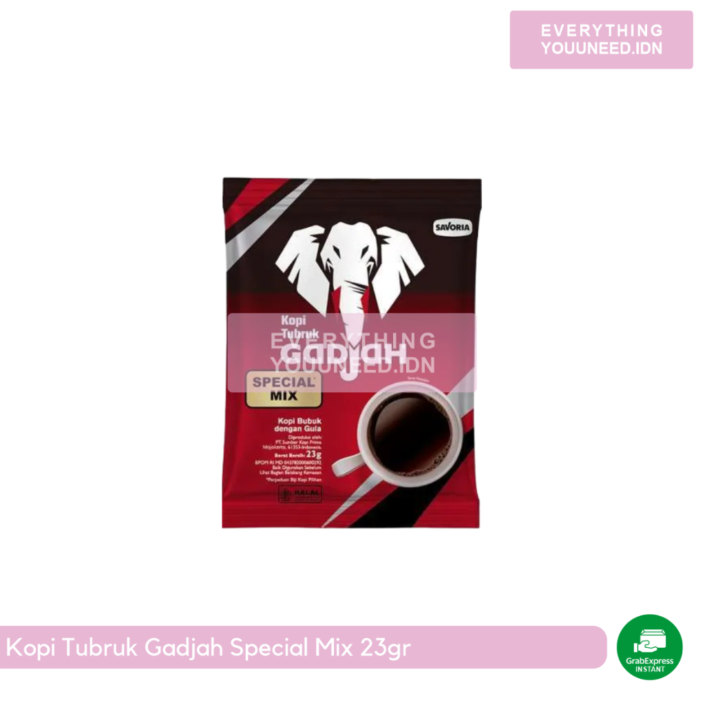 

Kopi Tubruk Gadjah Special Mix 23gr