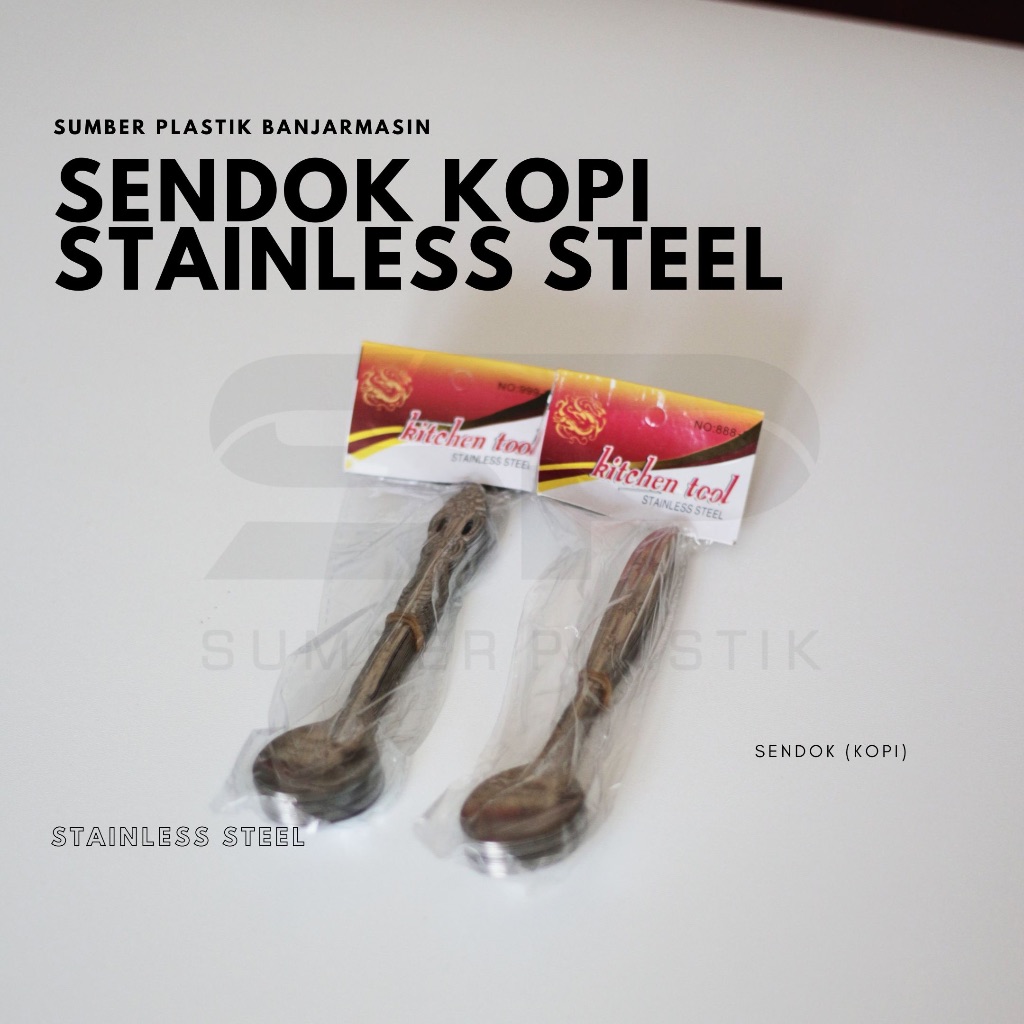 Sendok Kopi 702 888 999 Teh Pendek Stainless 1 Lusin Isi 12 Pcs (Lusinan)