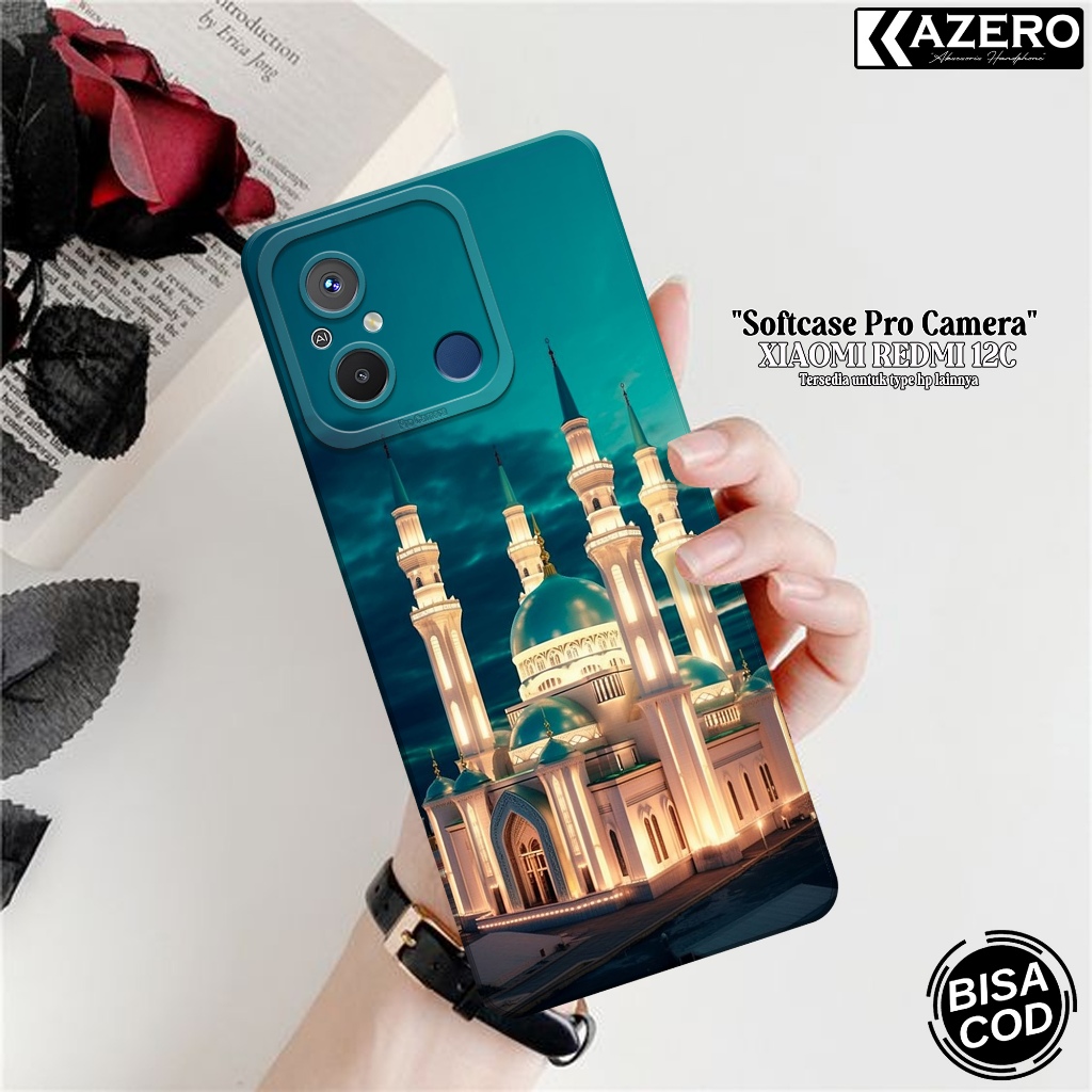 Silikon XIAOMI REDMI 12C - Case Masjid - Softcase XIAOMI REDMI 12C Terbaru - Casing XIAOMI REDMI 12C