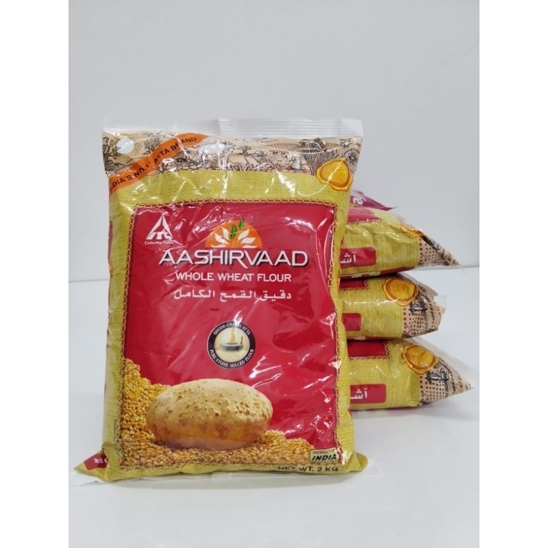 

AttaAashirvad / Tepung Gndum /Whole wheat flour/ India/ 2kg