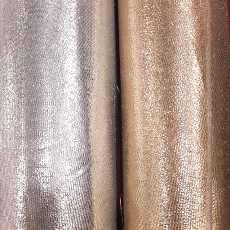 JAYA TEXTILE | KAIN Songket LAME Jepang Emas Perak