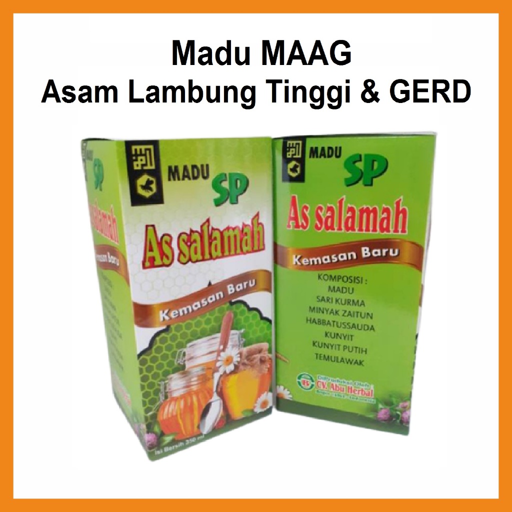 HERBAL ASAM LAMBUNG TINGGI GERD - Madu As salamah