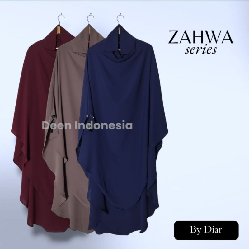 FRENCH KHIMAR  INSTAN KARET JUMBO PREMIUM V SHAPE LONG OVAL SYAR'I ZAHWA SERIES/FK/KHIMAR/HIJAB/KERU