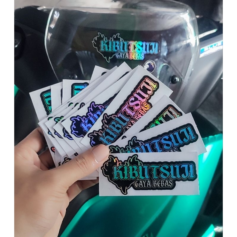 

Stiker KIBUTSUJI gaya bebas Hologram