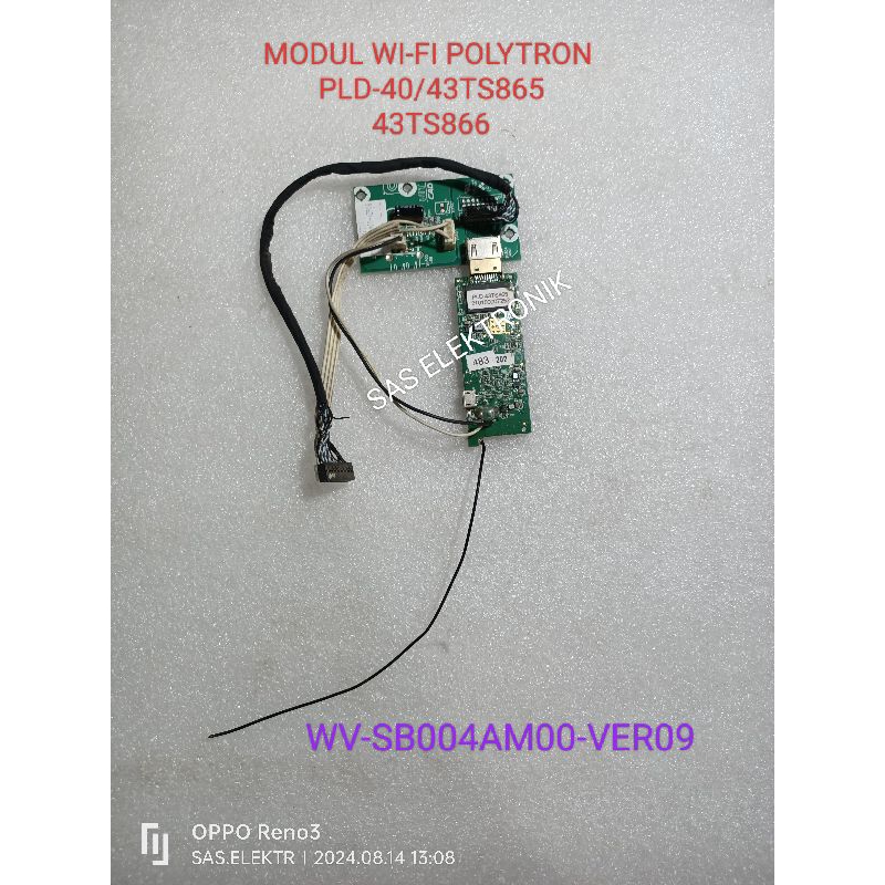 MODUL WIFI WI-FI POLYTRON 43 INCH PLD43TS865 PLD-43TS865 PLD43TS866 PLD-43TS866