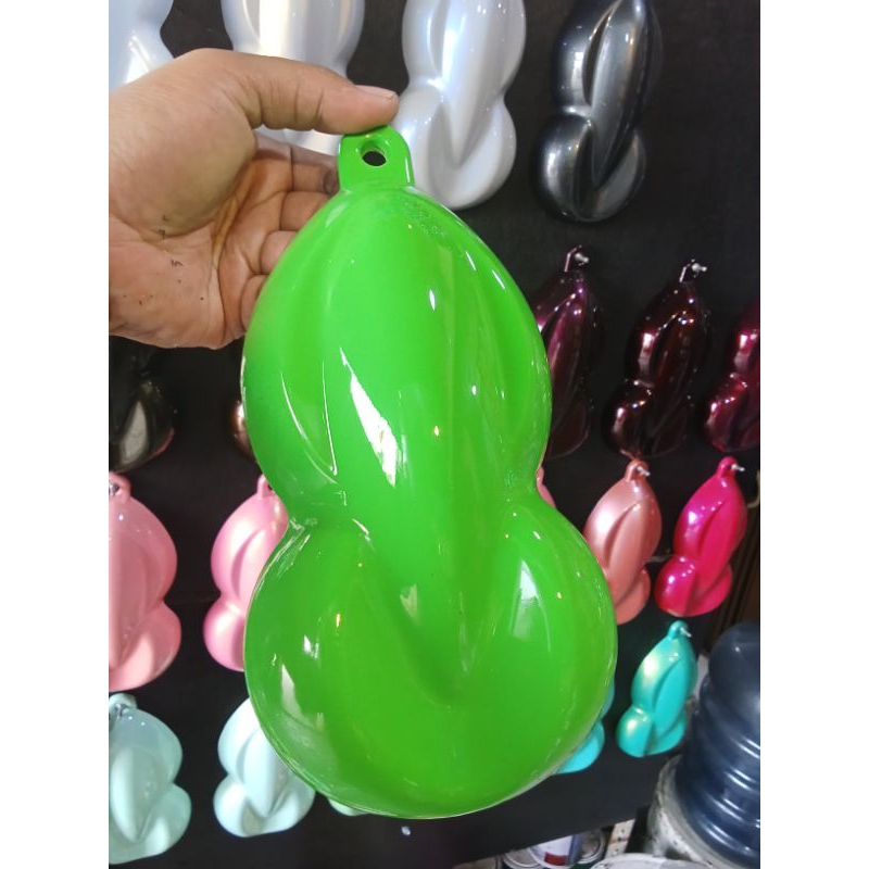Cat Warna Lime Green Kawasaki Ninja / Cat Warna Hijau Ninja / Cat Motor / Cat Mobil Warna Hijau