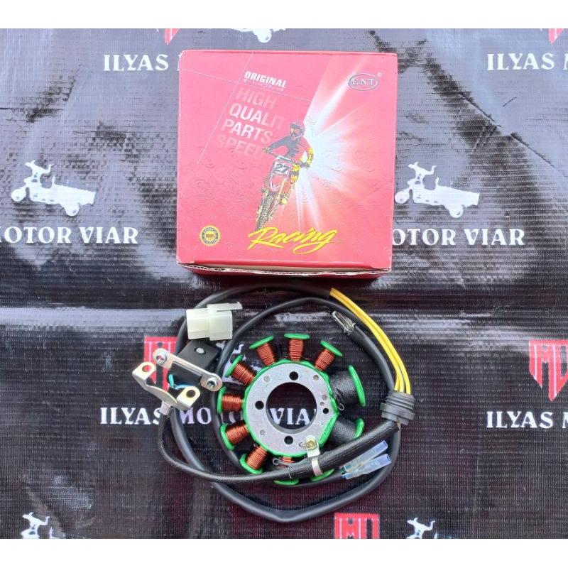 Spul kaisar 11pole atau Magneto coil Kaisar 11 pole motor roda 3 merk GNT