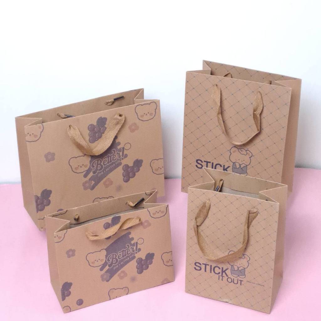 

(2 PCS) Paper Bag Tas Kertas Coklat Kraft Fancy untuk Bingkisan, Souvenir, Hampers Pesta Aesthetic