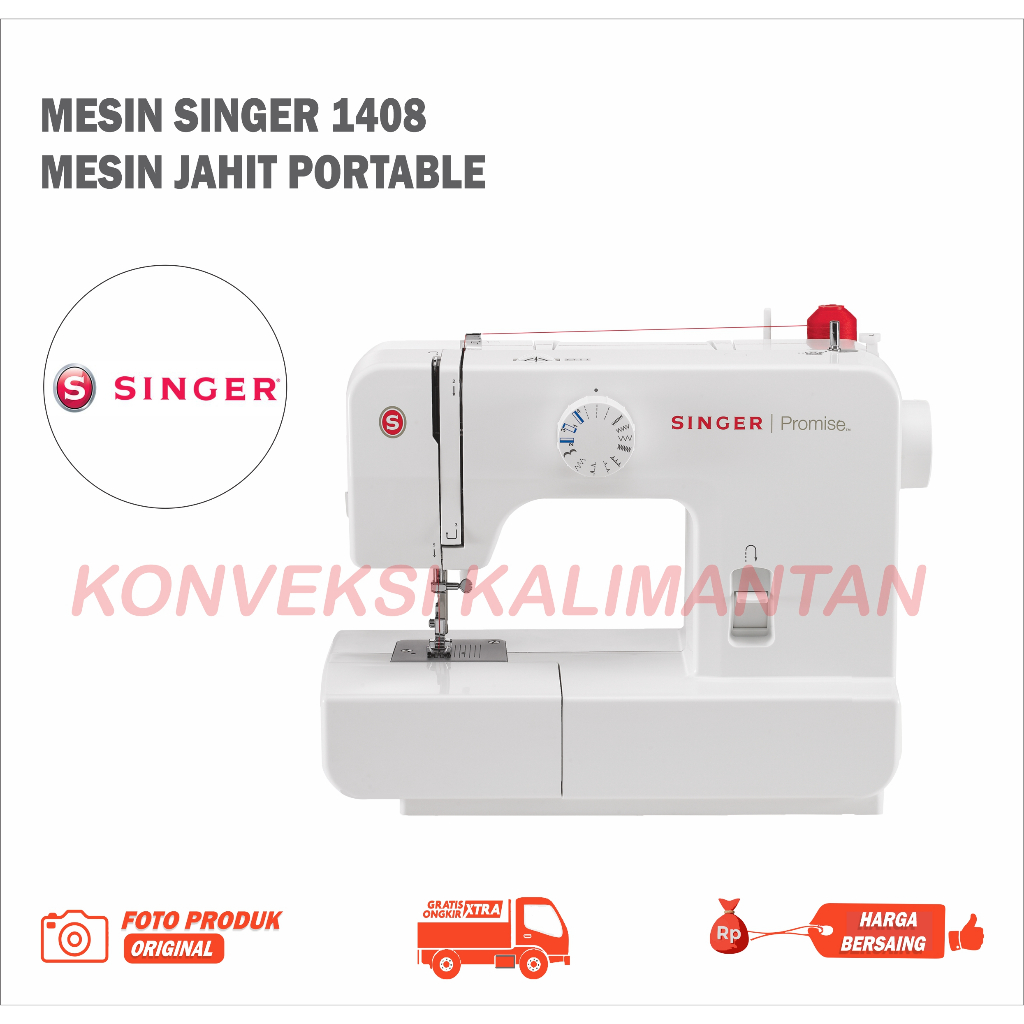 MESIN JAHIT SINGER PROMISE SERIES 1408 / MESIN JAHIT SINGER PORTABLE