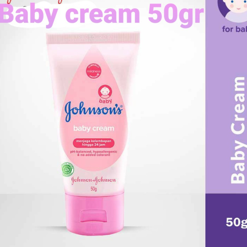 Johnson ( BABY CREAM 50 gr ) muka wajah bayi lembut (no.247)dan Milk rice
