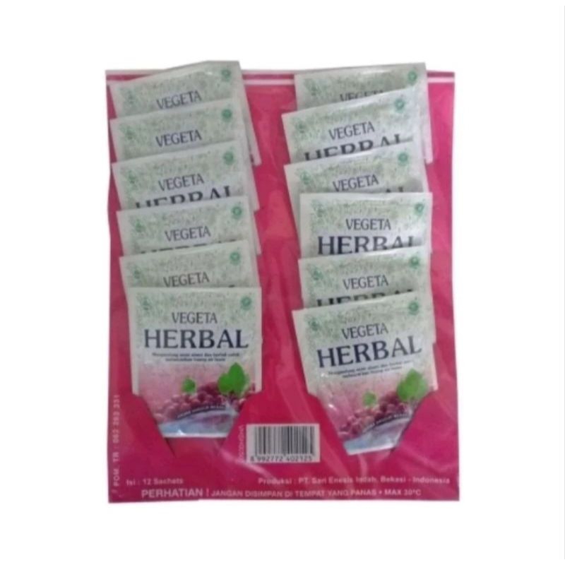 

Vegeta Herbal isi 12 sachet