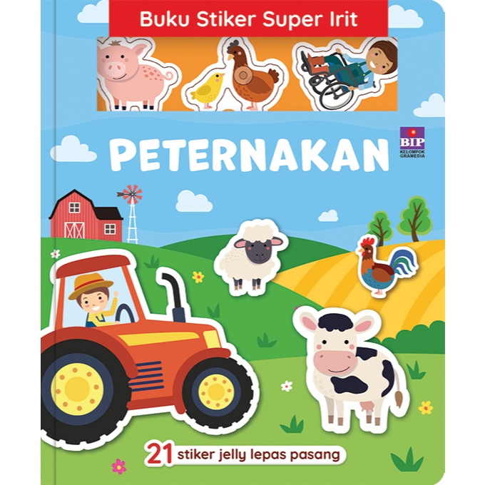 Gramedia Makassar - Buku Stiker Super Irit: Peternakan