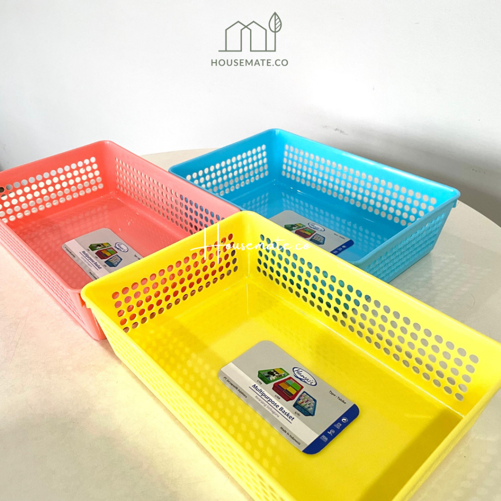 Keranjang Organizer Keranjang Serbaguna Persegi Tabiko M 5788
