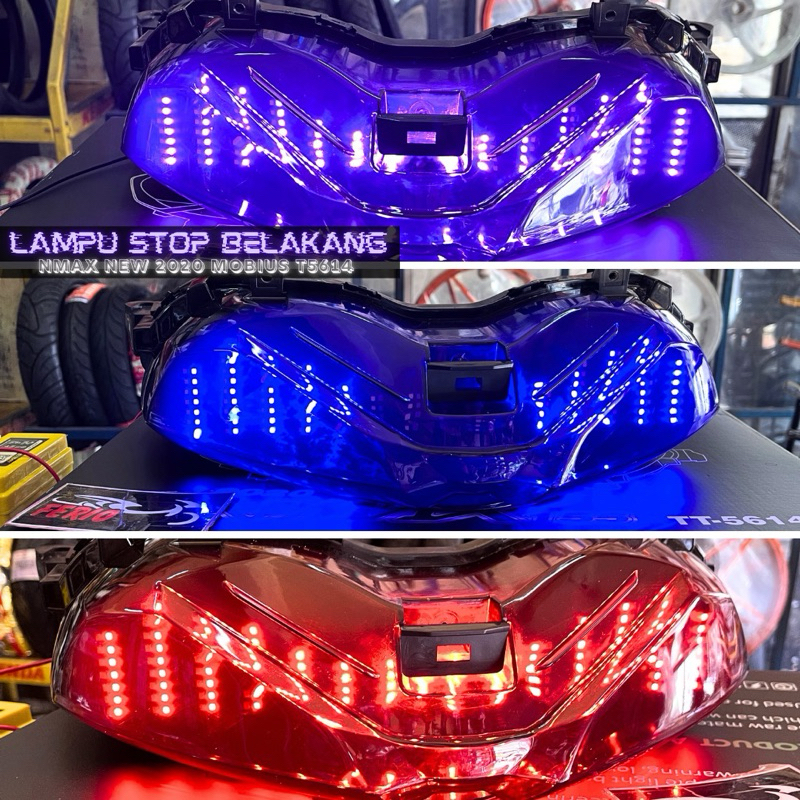 Lampu Stop Nmax New Model Coloseum Lampu Belakang Nmax New X-CASE