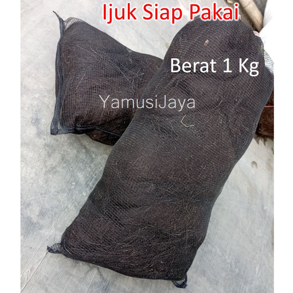 Ijuk Aren Resapan 1 Kg l Ijuk Filter Air Siap Pakai