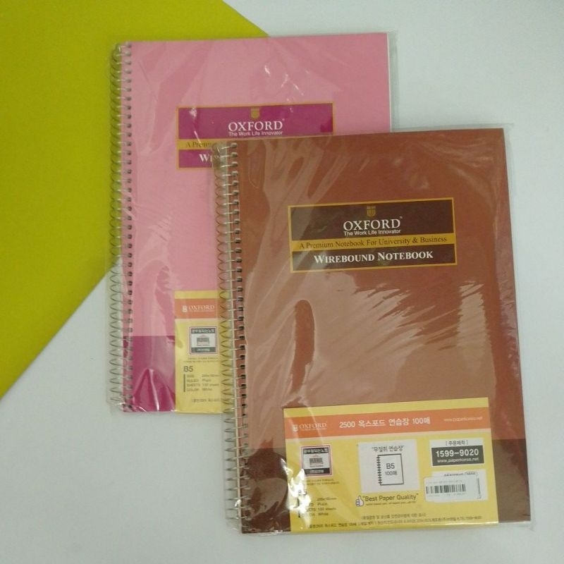 

DM- NOTEBOOK AEX00645 OXFORD AESTHETIC BUKU TULIS catatan SPIRAL B5 100S
