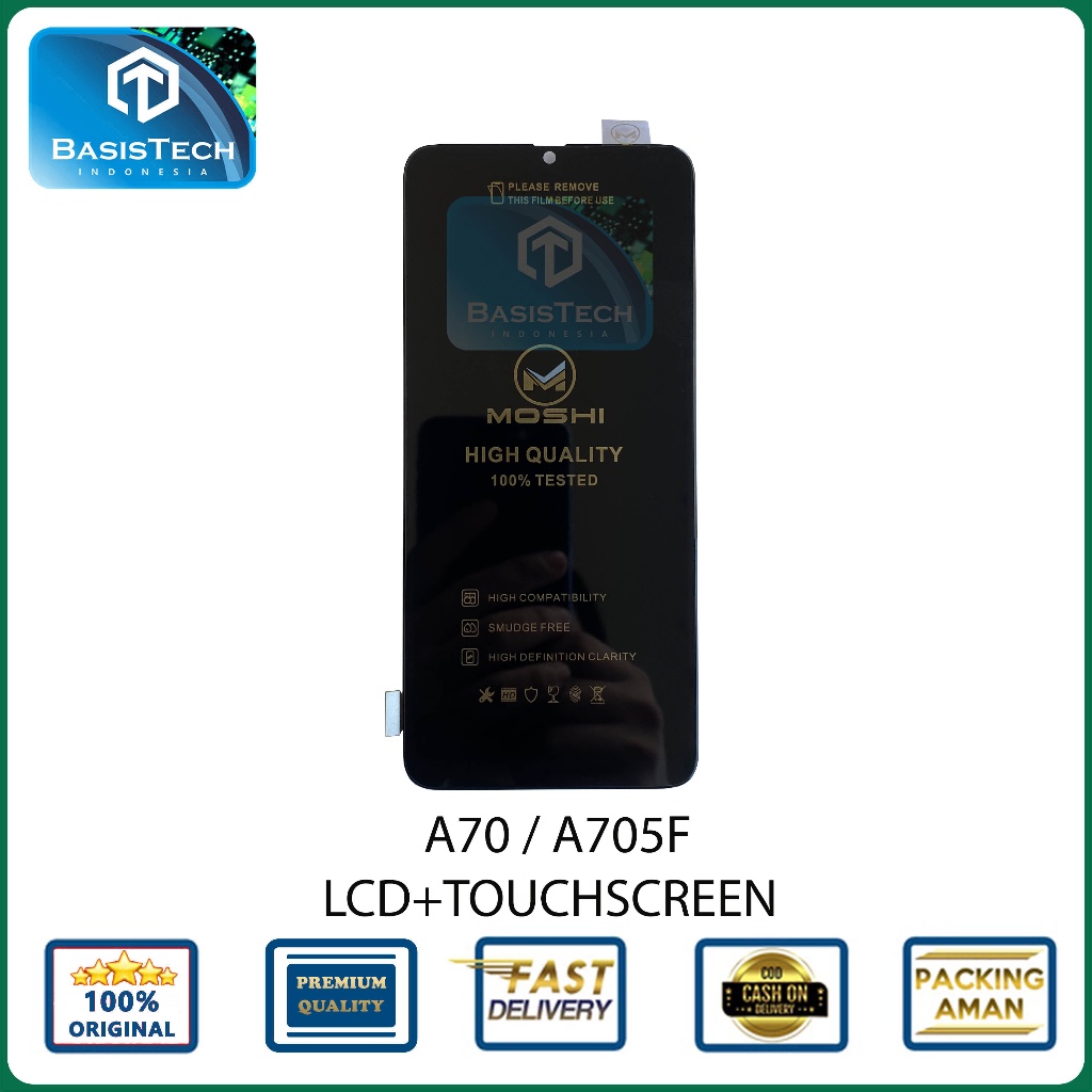 LCD SAMSUNG A70 - A705F +TOUCHSCREEN - NOT FINGERPRINT - MOSHI