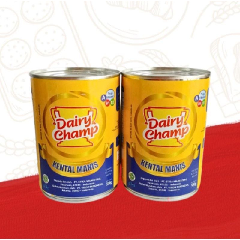 

Susu Dairy Champ kaleng - netto 480 gr